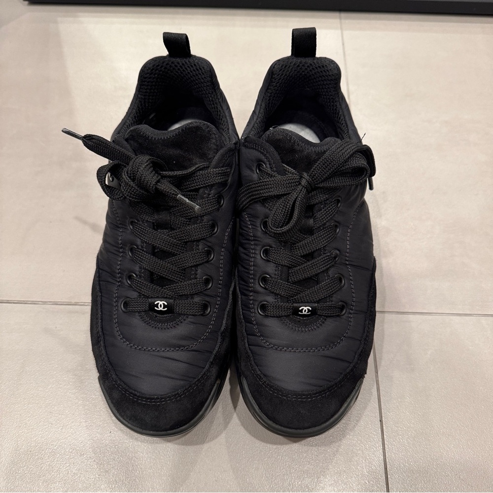 Chanel black sneakers - size 39